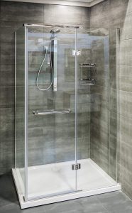 ALPHA 1200 SEMI FRAMELESS SHOWER SCREEN 6mm TOUGHENED GLASS