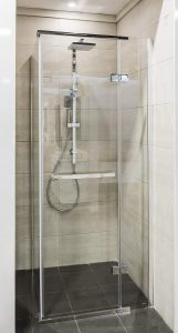 ALPHA 900 SEMI FRAMELESS SHOWER SCREEN 6mm TOUGHENED GLASS