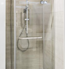 ALPHA 900 SEMI FRAMELESS SHOWER SCREEN 6mm TOUGHENED GLASS