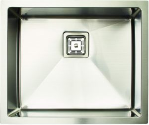 SS SQUARE SINGLE BOWL LAUNDRY TROUGH TOP AND UNDERMOUNT