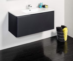 JAG 1000 WAYWARD WALL HUNG VANITY WITH POLY TOP