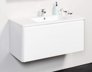 JAG 1000 WALL HUNG VANITY WITH  POLY TOP