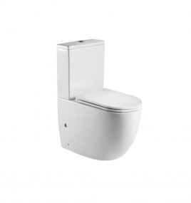 ZENA RIMLESS TOILET SUITE WITH GEBERIT INTERNALS WITH SOFT CLOSING SEAT