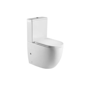 ZENA RIMLESS TOILET SUITE WITH GEBERIT INTERNALS WITH SOFT CLOSING SEAT