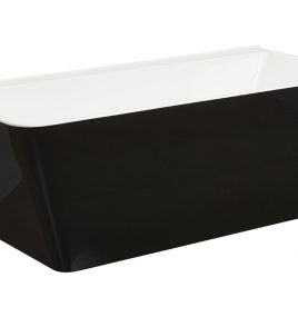 MIKASA1500 BLACK FREESTANDING BATH