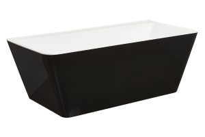 MIKASA1500 BLACK FREESTANDING BATH