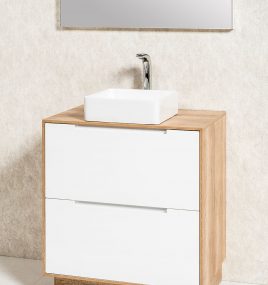 RADLEY+ 750M18 FLOOR/WALL HUNG CABINET  & PIAZZO  BASIN