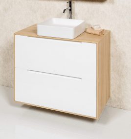 RADLEY+  900M11 FLOOR/WALL HUNG CABINET  & PIAZZO MATT WHITE  BASIN