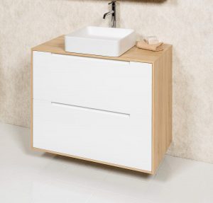 RADLEY+  900M11 FLOOR/WALL HUNG CABINET  & PIAZZO MATT WHITE  BASIN