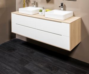 RADLEY 1600 WALL HUNG VANITY & ZIGGY  BASINS