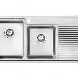 SQUARE 1 AND 3/4 BOWL SINK