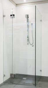 ZENA 1000 FRAMELESS SHOWER SCREEN 10mm TOUGHENED GLASS